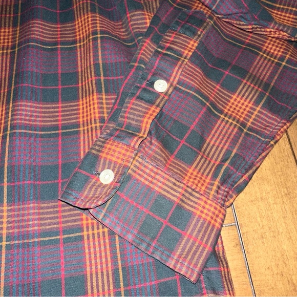 Ralph Lauren Blake Mens XL Button Up Shirt Long Sleeve Plaid Multi Color - Picture 7 of 13